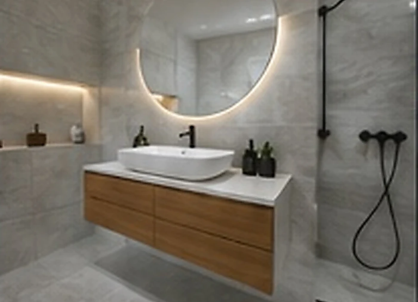 Reforma de baño moderno